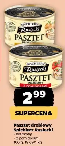 Netto Pasztet drobiowy z pomidorami Spichlerz Rusiecki oferta