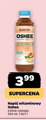 Netto Napój black tea peach Oshee Vitamin Water Zero oferta