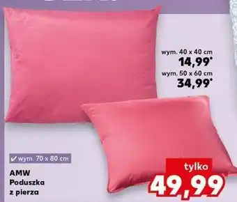 Kaufland Poduszki z pierza 70 x 80 cm Amw oferta