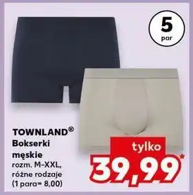 Kaufland Bokserki męskie m-xxl Townland oferta