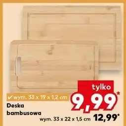 Kaufland Deska bambusowa 33 x 22 1.5 cm oferta