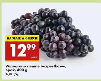 Biedronka Winogrona ciemne bezpestkowe oferta