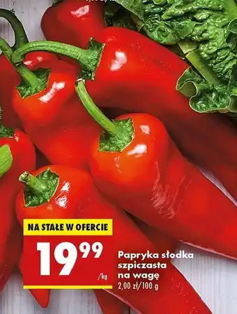 Biedronka Papryka słodka szpiczasta oferta