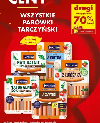 Biedronka Parówki z indyka Tarczyński oferta