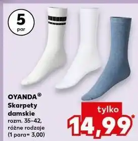 Kaufland Skarpety damskie 35-42 Oyanda oferta