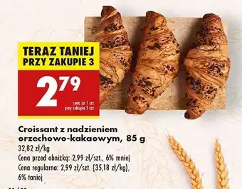 Biedronka Croissant orzechowo kakaowy oferta