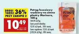 Biedronka Pstrąg łososiowy wędzony plastry Marinero oferta