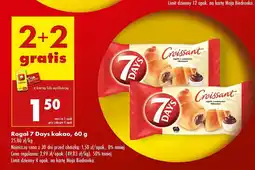 Biedronka Croissant z nadzieniem o smaku kakaowym 7 Days oferta