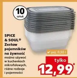 Kaufland Zestaw pojemników na żywnośc Spice&Soul oferta