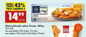 Biedronka Paluszki złote rodzinne Frosta oferta