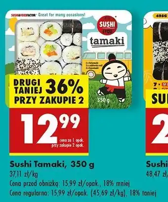 Biedronka Sushi tamaki 4You oferta