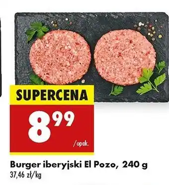 Biedronka Burger iberyjski Elpozo oferta