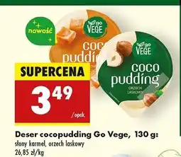 Biedronka Pudding orzech laskowy Govege oferta