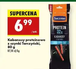 Biedronka Kabanosy z szynki Tarczyński Protein oferta