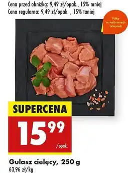 Biedronka Gulasz cielęcy oferta