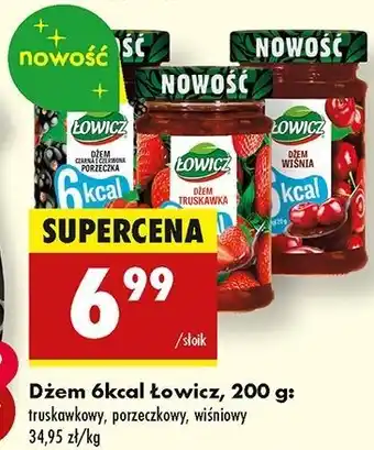 Biedronka Dżem wiśnia 6kcal Łowicz oferta