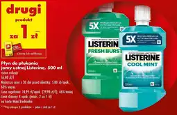 Biedronka Płyn do płukania ust Listerine Fresh Burst oferta