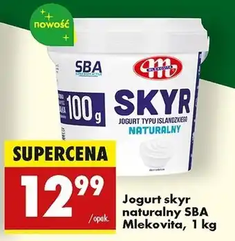 Biedronka Jogurt naturalny Mlekovita Sba Skyr oferta