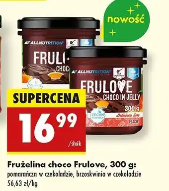 Biedronka Krem czekoladowy z brzoskwiniami Allnutrition Frulove oferta