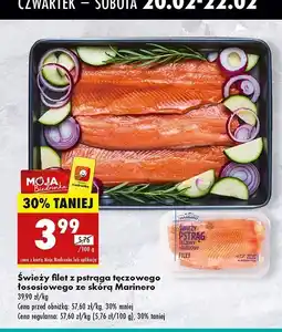 Biedronka Pstrąg tęczowo-łososiowy filet Marinero oferta