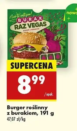 Biedronka Burger roślinny z burakiem oferta