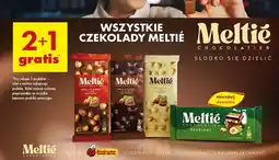 Biedronka Czekolada mleczna z kruszonymi orzechami laskowymi Meltie oferta