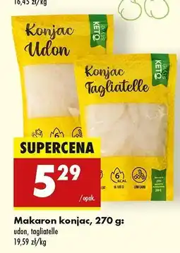 Biedronka Makaron konjac tagliatelle oferta