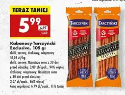 Biedronka Kabanosy wieprzowe Tarczyński Exclusive oferta