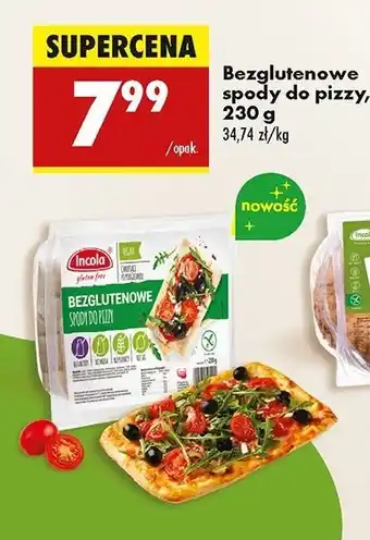 Biedronka Spód do pizzy bezglutenowy Incola oferta