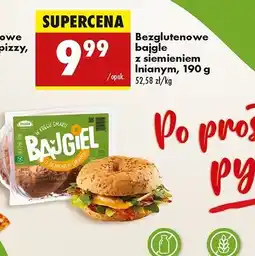 Biedronka Bajgle z siemieniem lnianym Incola oferta