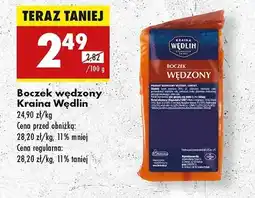 Biedronka Boczek wędzony Kraina Wędlin oferta