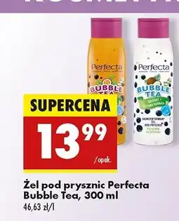 Biedronka Żel pod prysznic passionfruit + zielona herbata Perfecta Bubble Tea oferta