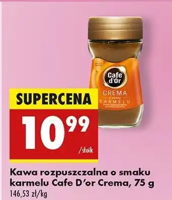 Biedronka Kawa o smaku karmelu Cafe D'or Crema oferta