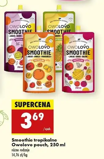 Biedronka Smoothie jabłko-morela-pomarańcza Owolovo oferta