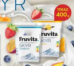 Biedronka Jogurt skyr waniliowy Fruvita Skyr oferta