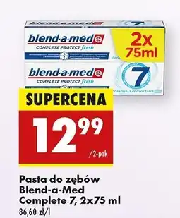 Biedronka Pasta do zębów extra fresh Blend-A-Med Complete Protect Fresh 7 oferta