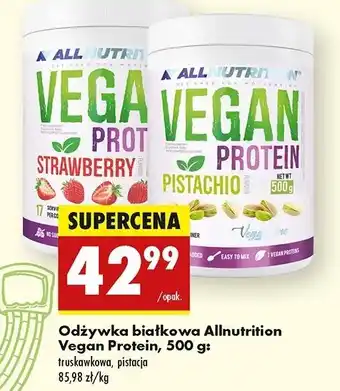 Biedronka Odżywka białkowa pistachio Allnutrition Vegan Protein oferta