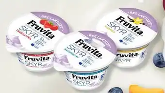 Biedronka Jogurt naturalny bez laktozy Fruvita Skyr oferta