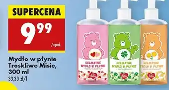 Biedronka Mydło w płynie różowe Care Bears oferta