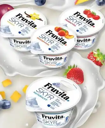 Biedronka Jogurt wanilia Fruvita Skyr oferta