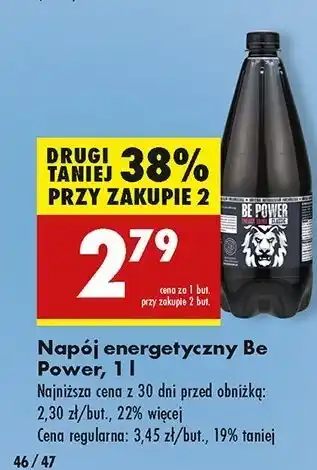 Biedronka Napój energetyczny classic Be Power oferta