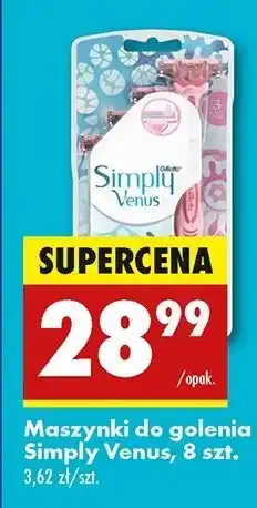 Biedronka Maszynka do golenia pink Gillette Simply Venus oferta