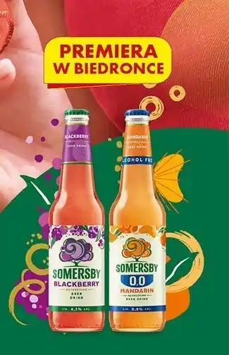 Biedronka Piwo Somersby Mandarine 0.0% oferta