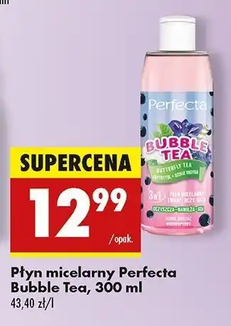 Biedronka Emulsja do mycia twarzy butterfly tea Perfecta Bubble Tea oferta