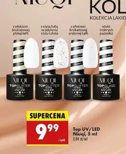 Biedronka Top efekt mokrych paznokci Niuqi oferta