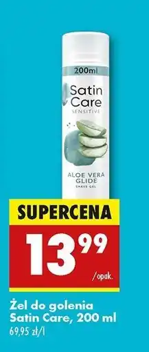 Biedronka Żel do golenia sensitive skin Gillette Satin Care oferta