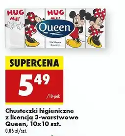 Biedronka Chusteczki higieniczne myszka mickey Queen oferta