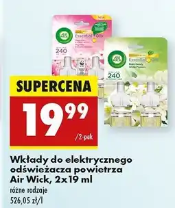 Biedronka Wkład magnolia i kwiat wiśni Air Wick Electric Essential Oils oferta