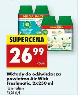 Biedronka Wkład spring breeze&island vanilla Air Wick Freshmatic oferta