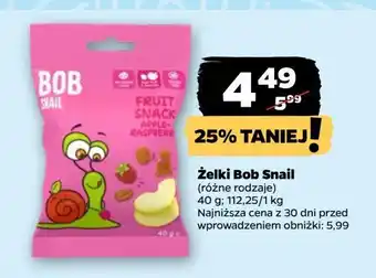 Netto Żelki malinowe Bob snail oferta